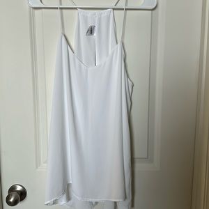 Express white cami L